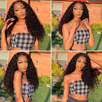 [Wear & Go] Air Wig Deep Wave 4x4/5x5/6x4.5 Lace Closure Wig 14A Virgin Hair