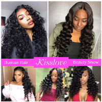 13*4 HD Lace Frontal Closure With Bundles Loose Wave 12A Brazilian Virgin Hair Weaves
