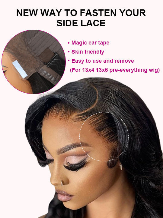 [Wear & Go] Breathable Air Cap Wig Chocolate Brown 3D Body Wave 6x4.5 13x4 Lace Front Wigs