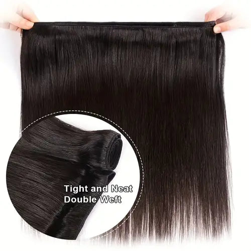 Human Hair Extension Bundle Deals Grade 10A Brazilian Virgin Human Hair Weaves