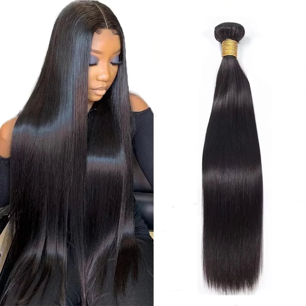 Human Hair Extension Bundle Deals Grade 10A Brazilian Virgin Human Hair Weaves