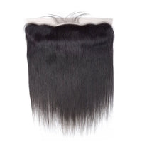 Bone Straight Human Hair 3 Bundles With 13x4 HD Lace Frontal 12A Virgin Hair Weaves