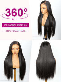 [Wear & Go] Pre-Everything Glueless 6x4.5/10x6 Lace Wig Bone Straight Human Hair Wigs