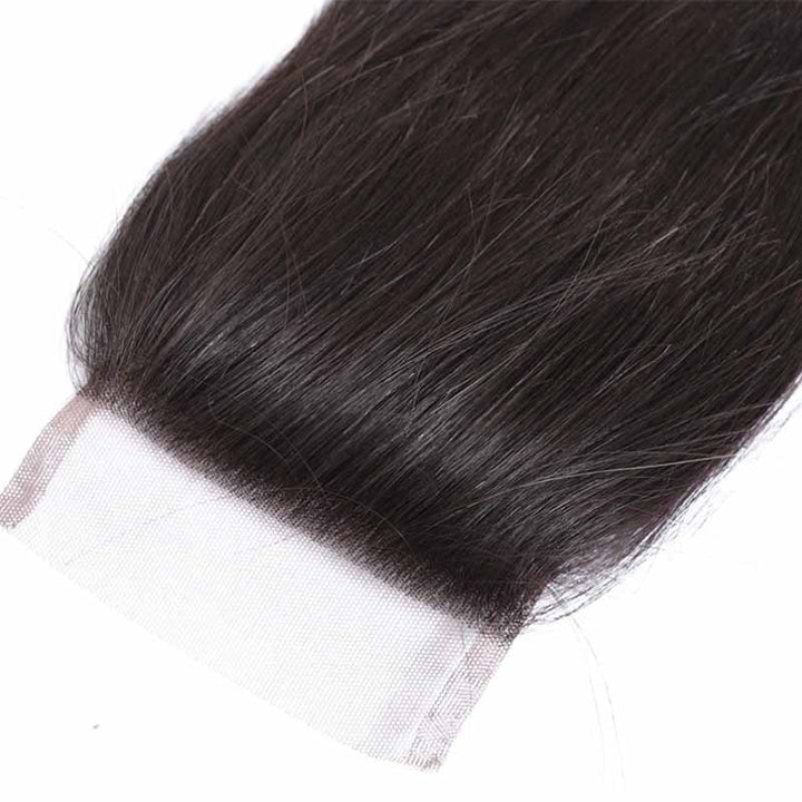 4x4 Lace Closure Straight / Wavy / Curly Human Hair Closures