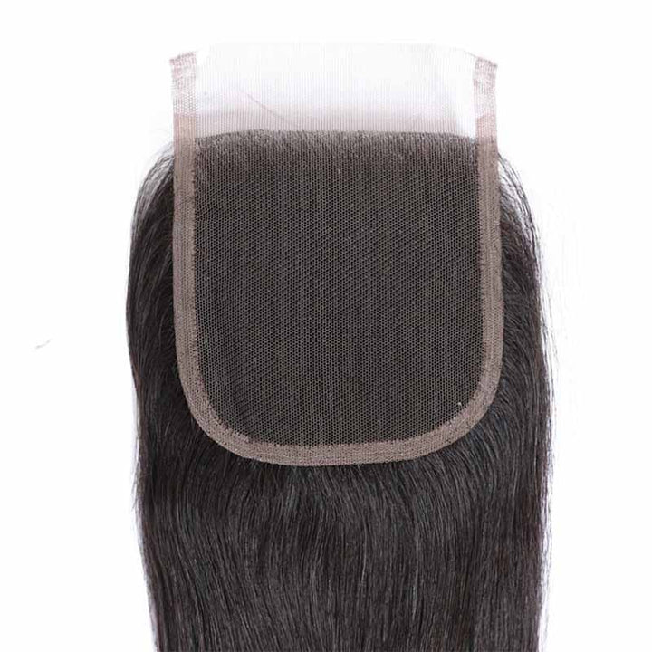 4x4 Lace Closure Straight / Wavy / Curly Human Hair Closures