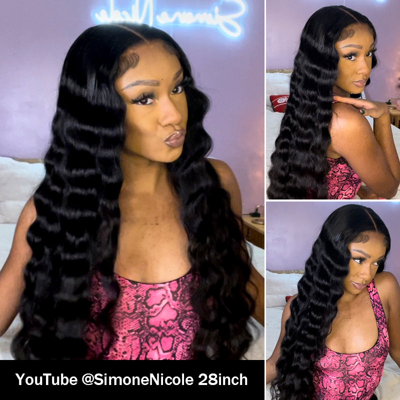 [Wear & Go] Pre-Everything Glueless 4x4/6x4.5/10x6 Lace Front Wigs Loose Deep Wave
