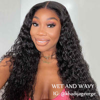 [Wear & Go] Bleached Knots Glueless 5x5/6x4.5 Lace Front Human Hair Wigs Deep Wave